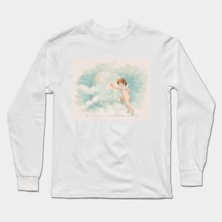 Vintage Postcard It's Love That Makes The World Go Round Long Sleeve T-Shirt